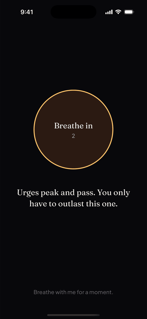 The urge screen